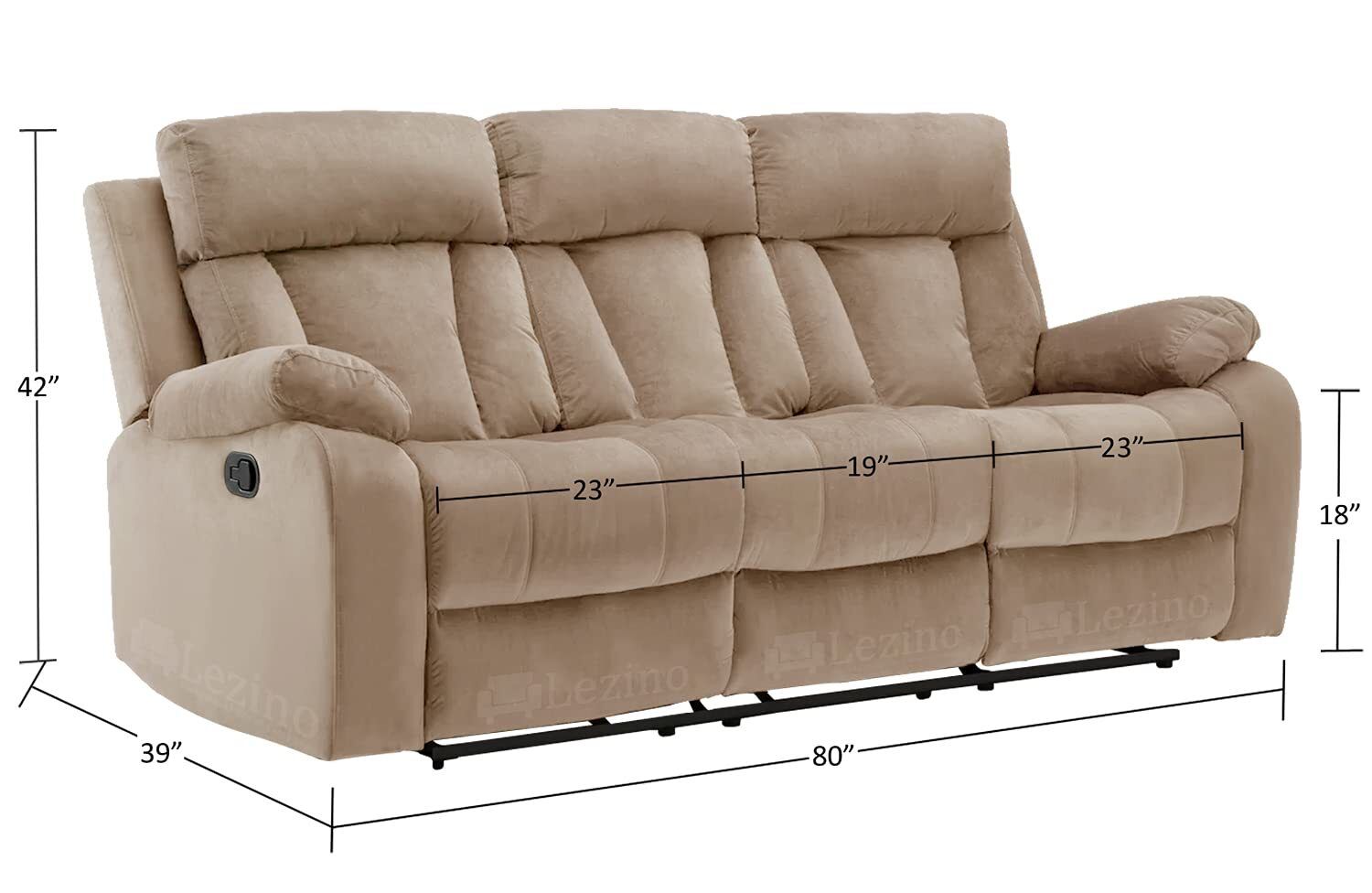 Three Seater Recliner Sofa