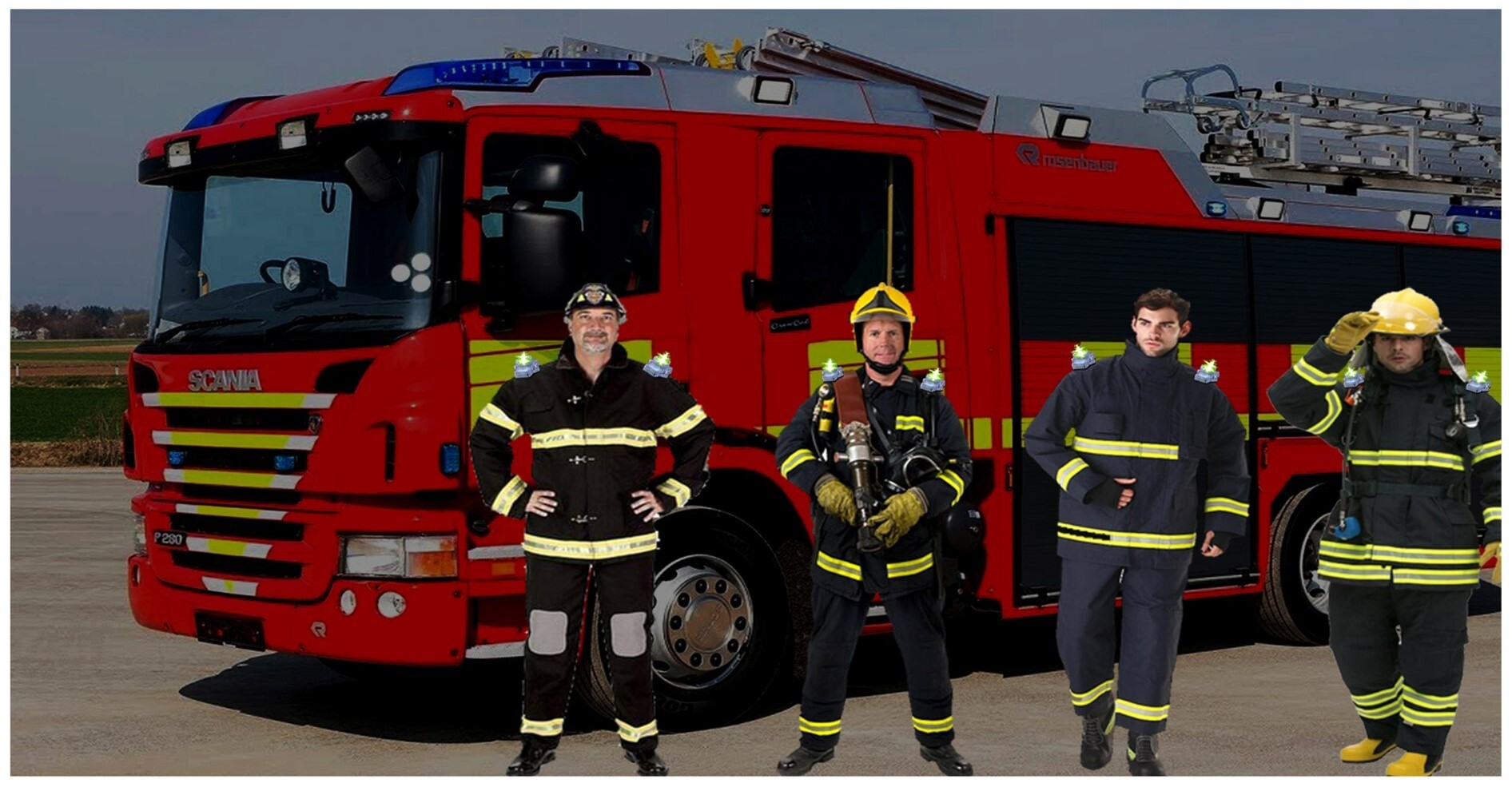 Shoulder Light For Fireman
