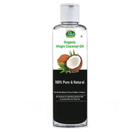 200Ml 100% Natural Organic Virgin Coconut Oil - Age Group: For Adults