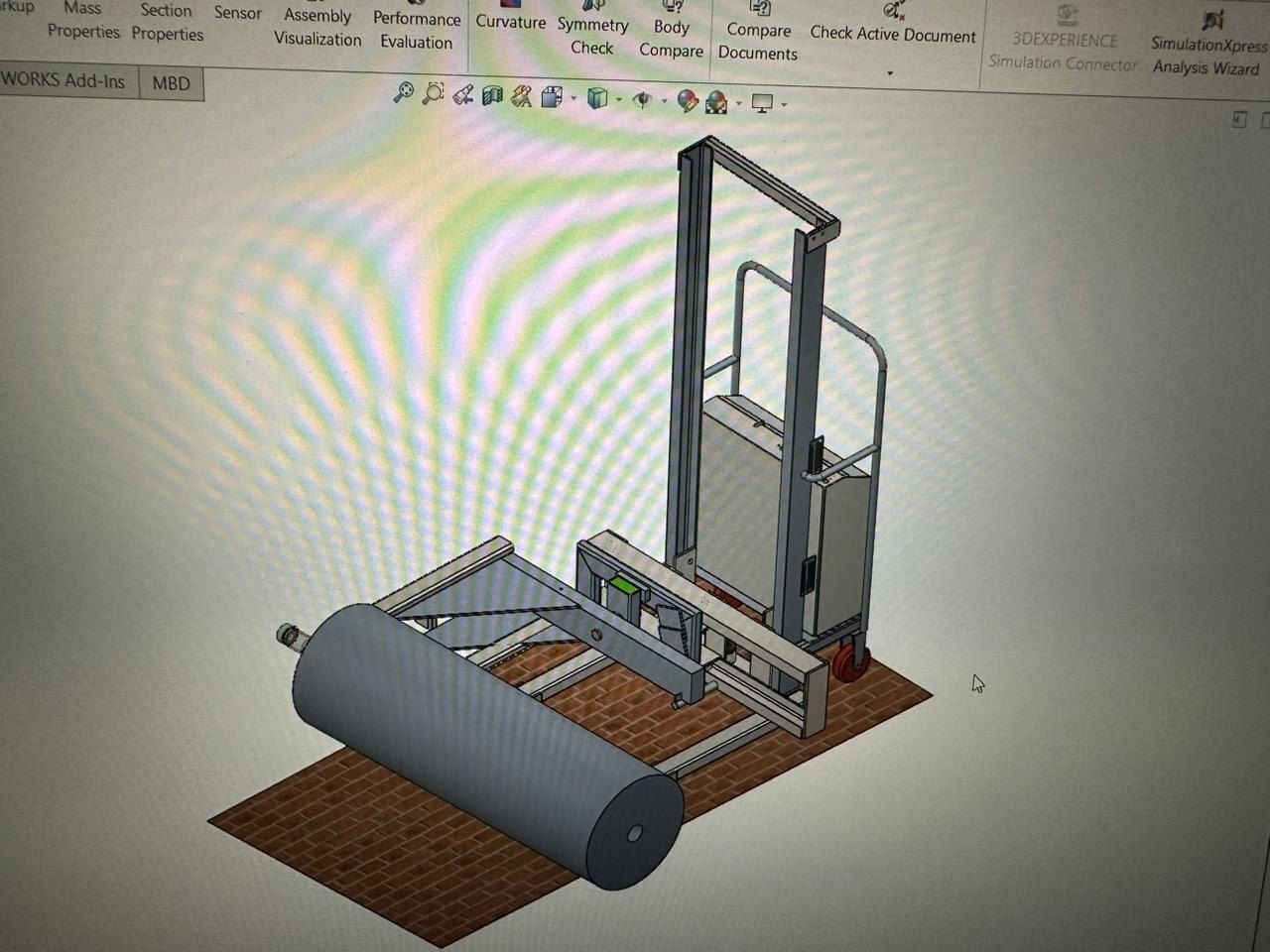 Mild Steel Hydraulic Paper Reel Stacker