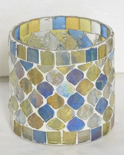 Holi Mosaic Votive - Application: Home Decor