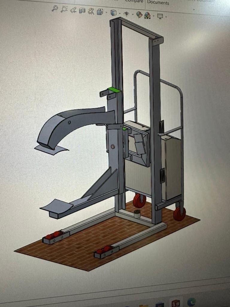 Electric Paper Reel Stacker