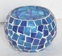 Mosaic Bowl Votive - Application: Home Decor