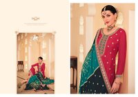 salwar kameez HEAVY CHINON  WITH HEAVY EMBROIDERY WORK