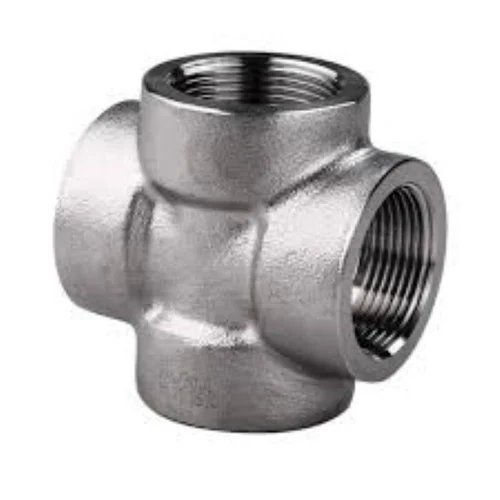 Silver Threaded Cross Pipe Fittings