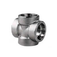 Sw Cross Pipe Fitting - Color: Silver