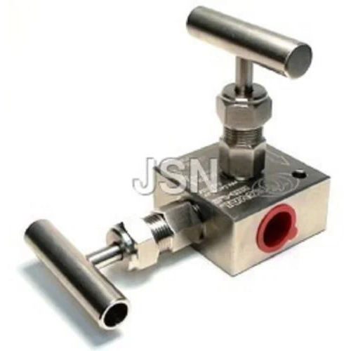 Silver 2 Way Manifold Valve