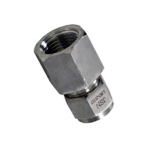 Female Connector Tube Fittings - Color: Silver