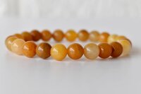 Yellow Aventurine Bracelet Crystal Beaded Bracelet