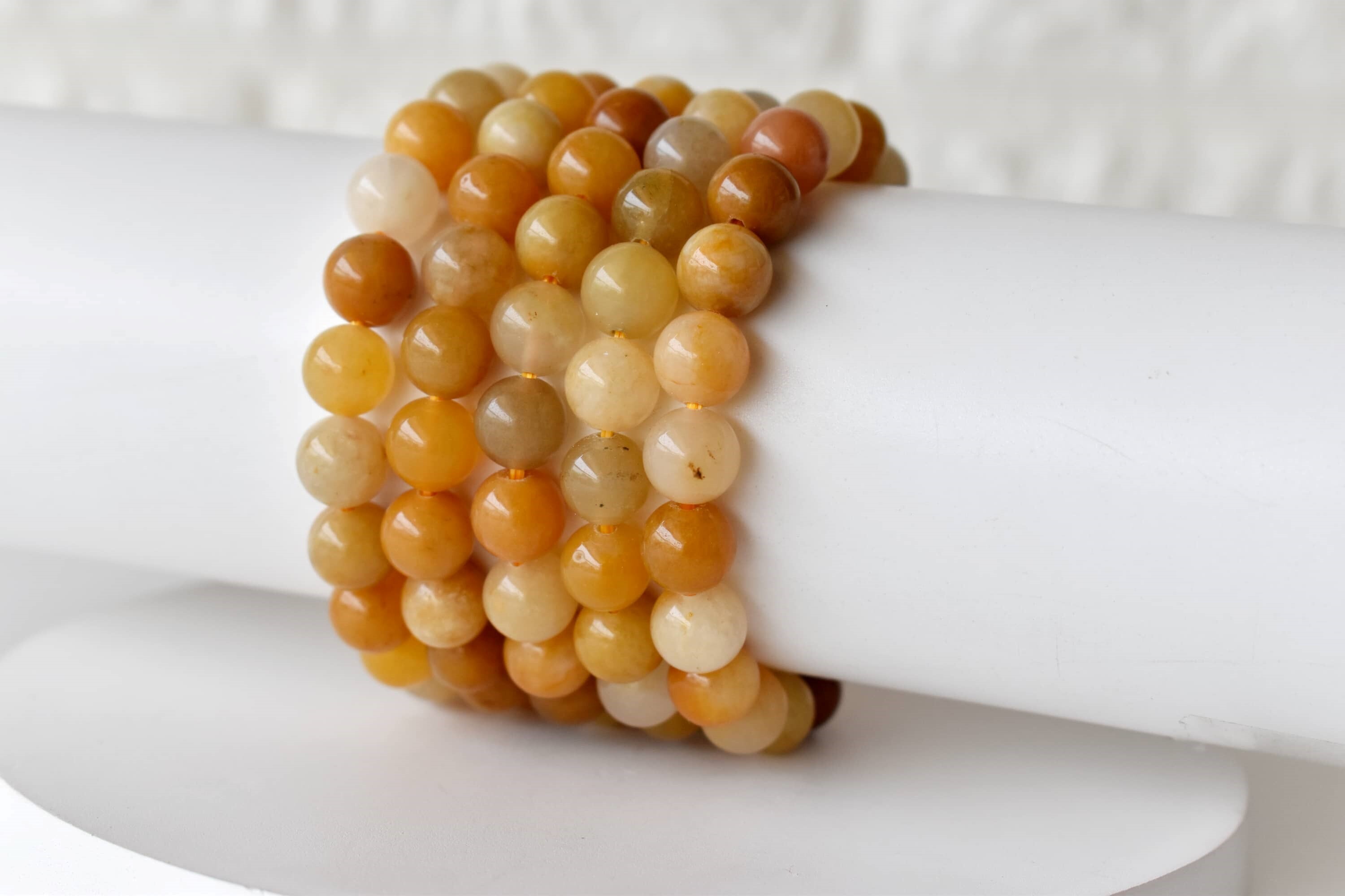 Yellow Aventurine Bracelet Crystal Beaded Bracelet