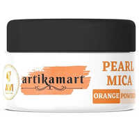 Cosmetic Grade Mica Orange - Features: Shimmery Smooth Texture