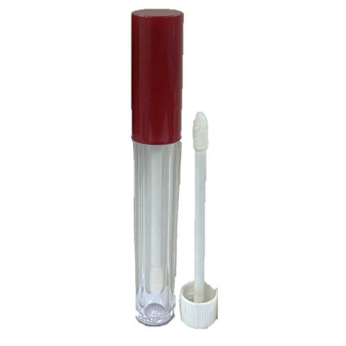 Acrylic Round Lipstick Tall Container withMAROON Cap - 4ml