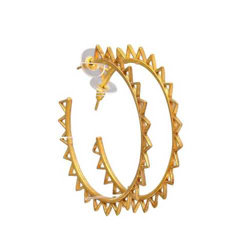 Designer woman hoop earring