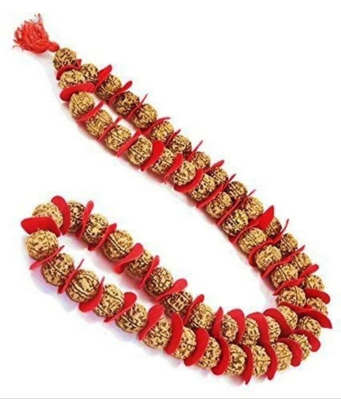 5 Mukhi Nepali Rudraksha Mala 54 Beads kantha Mala