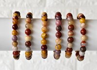 Mookaite Bracelet Crystal Beaded Bracelet