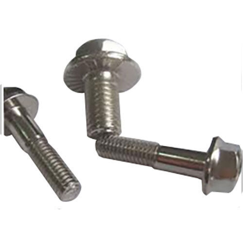 Silver Flange Hex Screw