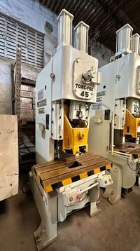 1199 Amada C Frame Single Crank Press - Capacity: 45 Tons, Stroke: 120mm, Bed Size: 1000 X 460mm, Ram Size: 230 X 230mm, Die Height: 240mm, Adjustment: 65mm, Spm: 50