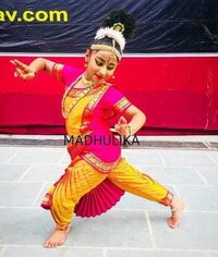 Bharatnatyam Dress For Women - Color: Multicolor