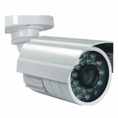 White CCTV Security Camera
