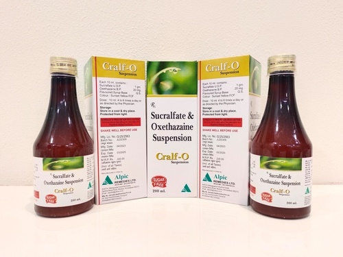 Sucralfate Oxethazanine