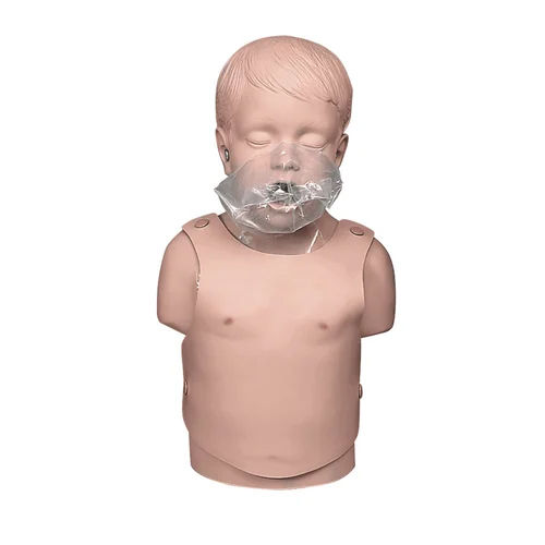 Child CPR Mannequin - High Grade Silicon, Medium Size, Natural Color | Realistic Pediatric Training Aid for Emergency Resuscitation Skills