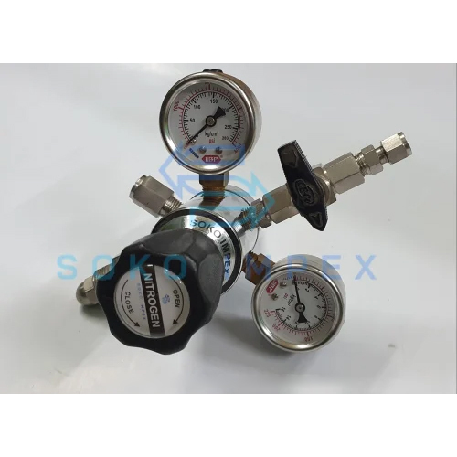 Double Stage Nitrogen Gas Pressure Regulator