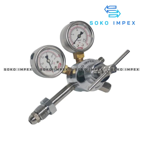 Brass Single Stage Nitrogen And Oxygen Regulator