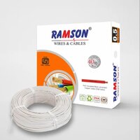 White Pvc Insulated 0.5 Sqmm Single Core Copper Wire - Durable, Warranty Included, Designed For Commercial Use