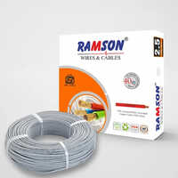 2.5 Sqmm Single Core Copper Cable Panel Wire - Pvc Material, Grey Color, Commercial Use, Warranty Included