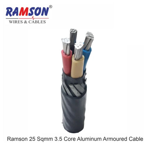 25 sq mm 3.5 Core Aluminium Armoured Cable