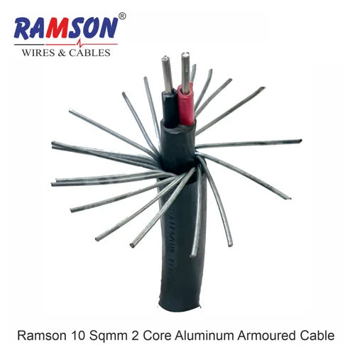 10 Sq mm 2 Core Aluminium Armoured Cable