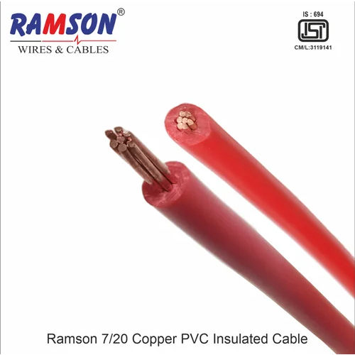 Solid 7/20 PVC Insulated Stranded Copper Wire