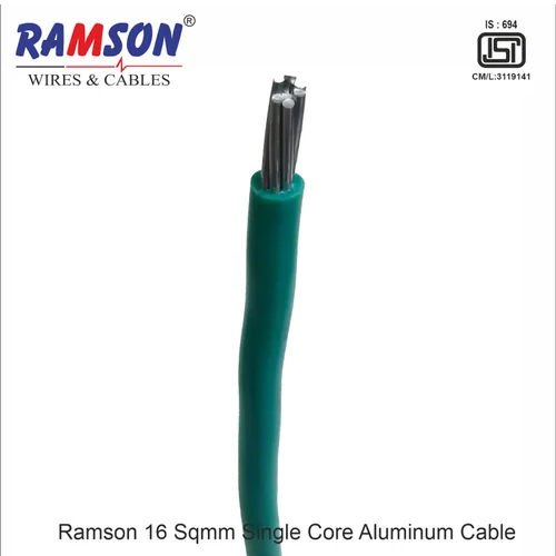 16 Sq Mm Single Core Pvc Insulated Aluminum Cable Core Material: Aluminium