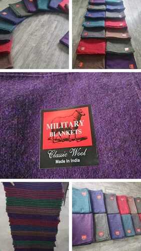 Militry non woven coloured golden GS blankets