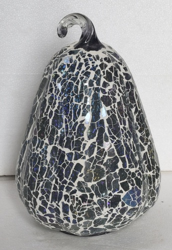 Mosaic Papaya Votive Glass