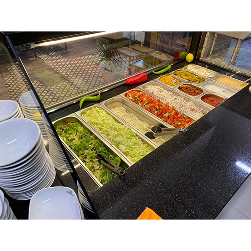 Rectangular Ban Marie Display Counter Height: 90 Inch (In)