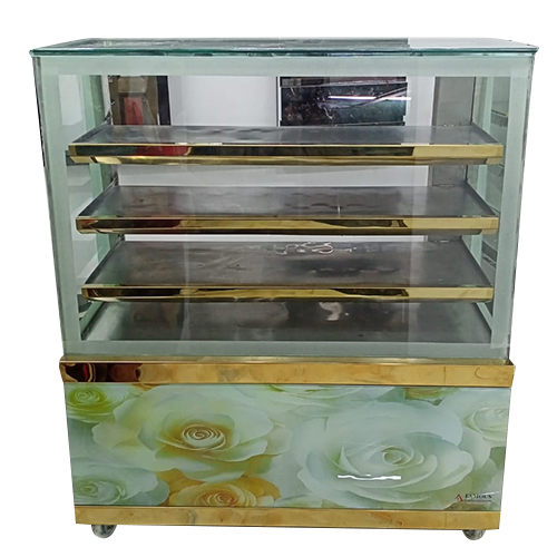 4 Feet Classical Cake Display Counter Height: 50 Inch (In)
