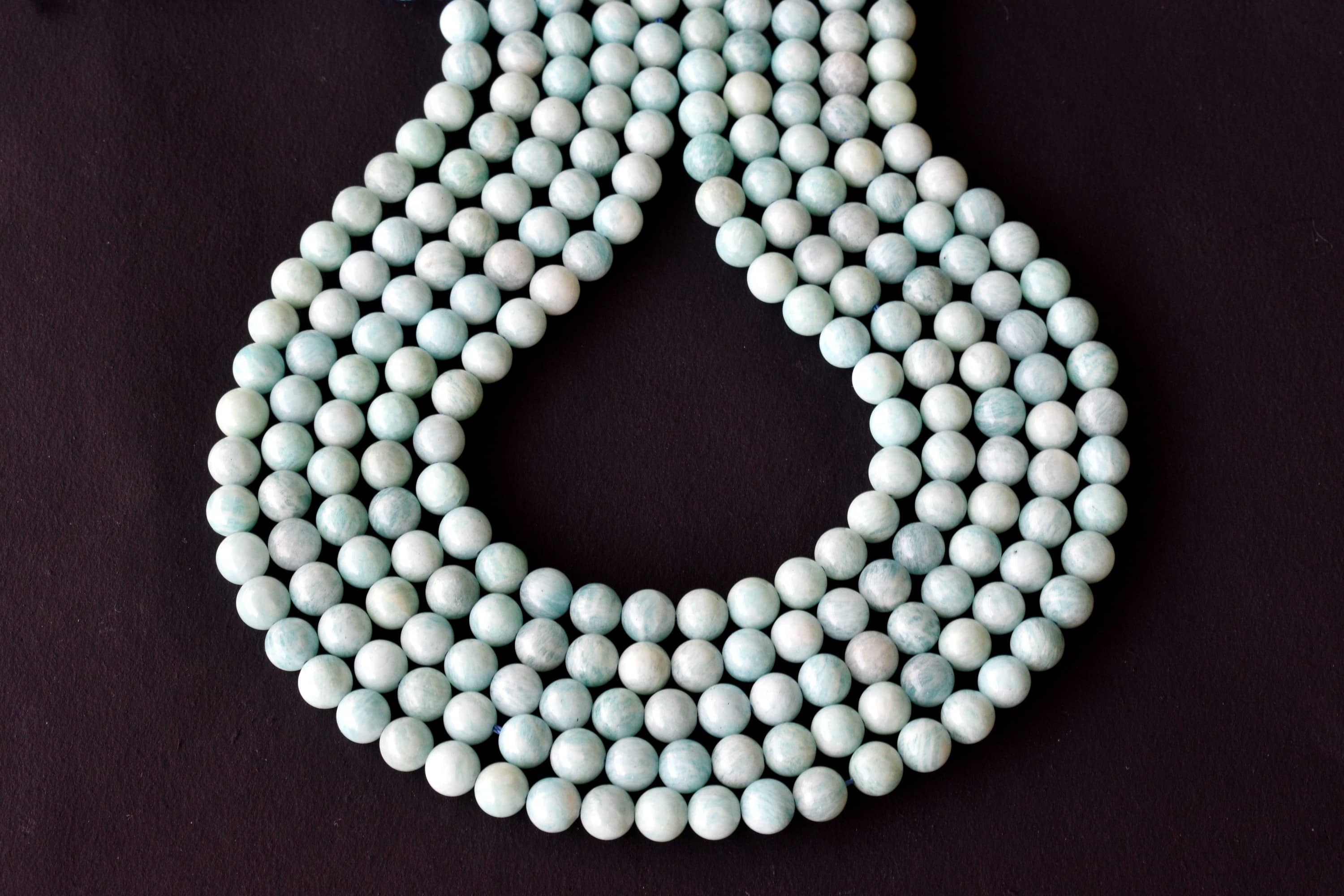 8mm Amazonite Beads Crystal Beads for Necklace, Gemstone Beads ,Jewelry