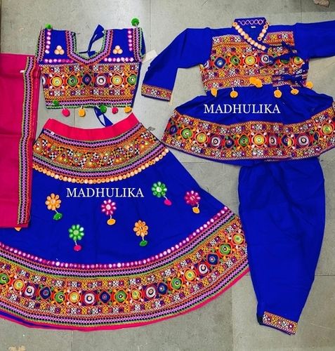 kids matching garba dress