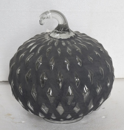 7 Inch Black Mosaic Votive Glass