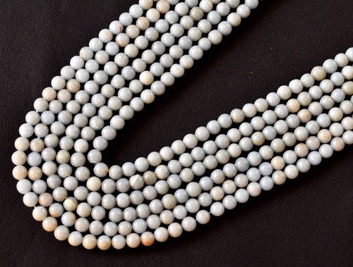 8mm Angelite Beads ,Crystal Beads for Necklace ,Gemstone Beads Jewelry