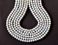 8mm Angelite Beads ,Crystal Beads for Necklace ,Gemstone Beads Jewelry