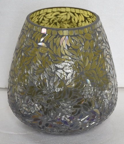 7 Inch Decorative Mosaic Votive