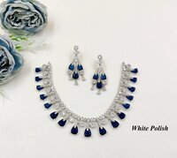 Charming American Diamond Necklace Set