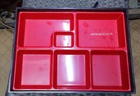Bento Box For Lunch - Color: Red