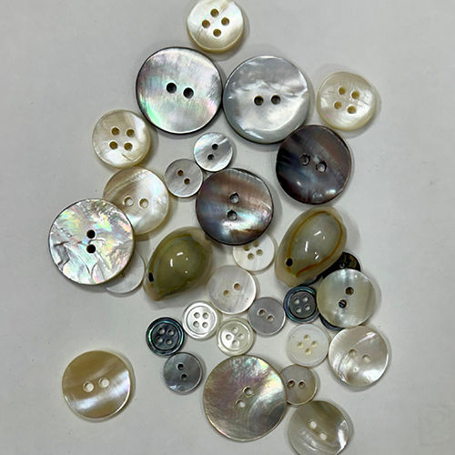 Shell And Mop Buttons - Color: Different Available