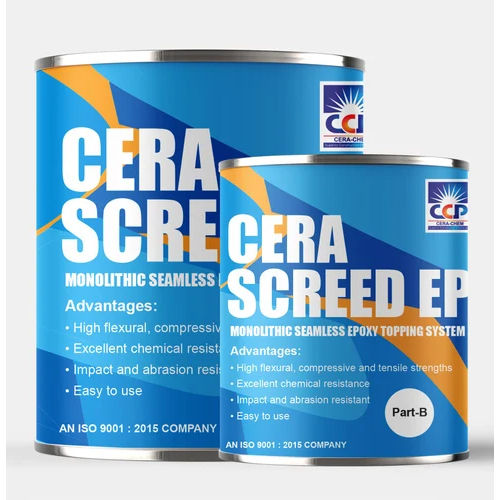 Cera Screed Ep Monolithic Chemical And Abrasion Resistant Epoxy Topping System Application: Construction