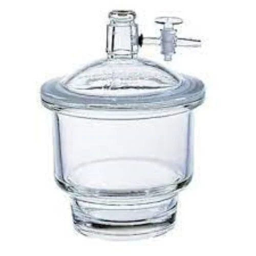 Transparent Laboratory Glass Desiccator