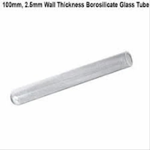 100mm, 2.5mm Wall Thickness Borosilicate Glass Tube