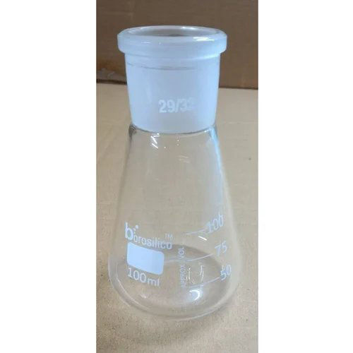 Transparent 100 Ml Borosilico Conical Flask